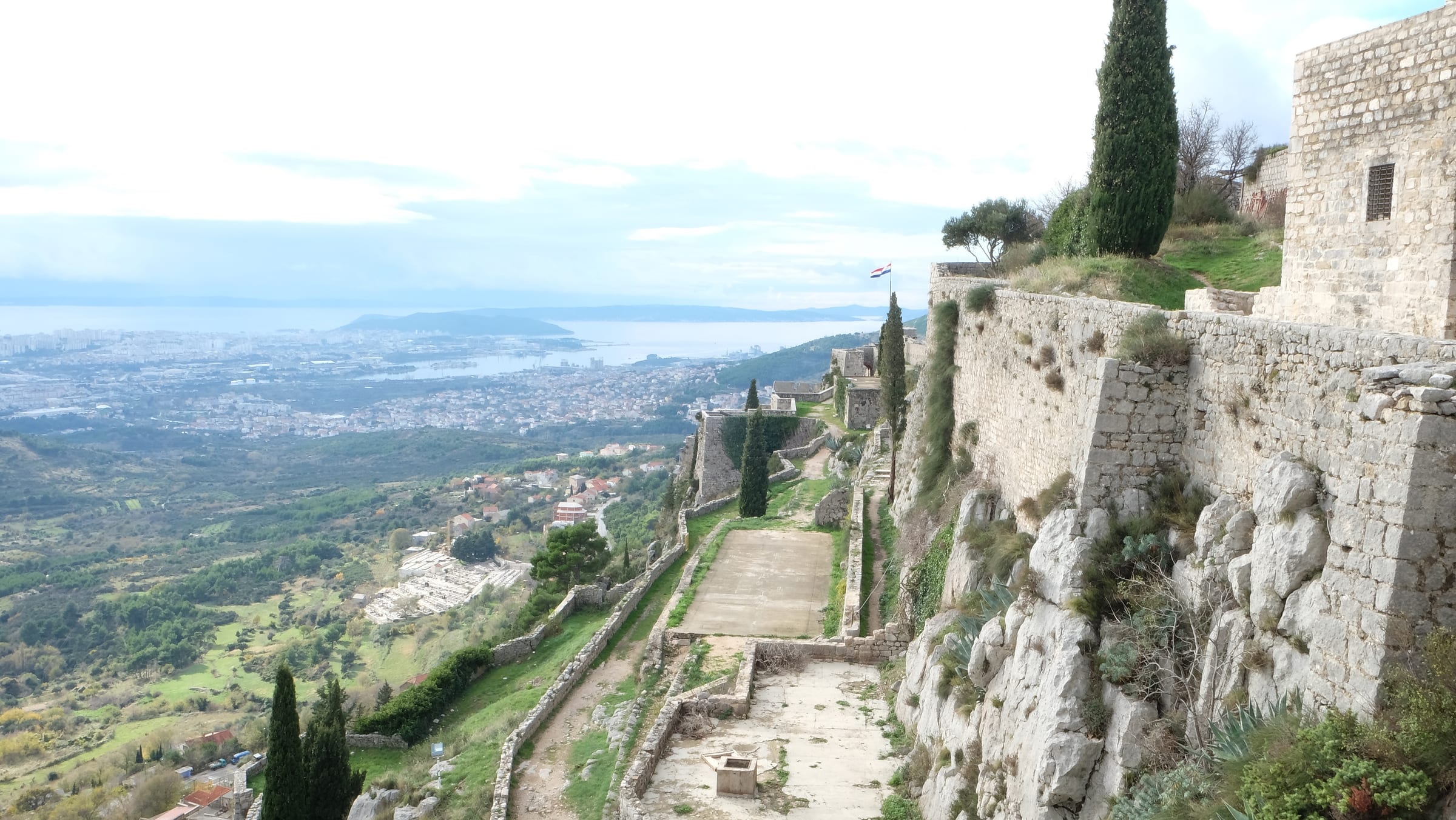 The view from Klis Fortress