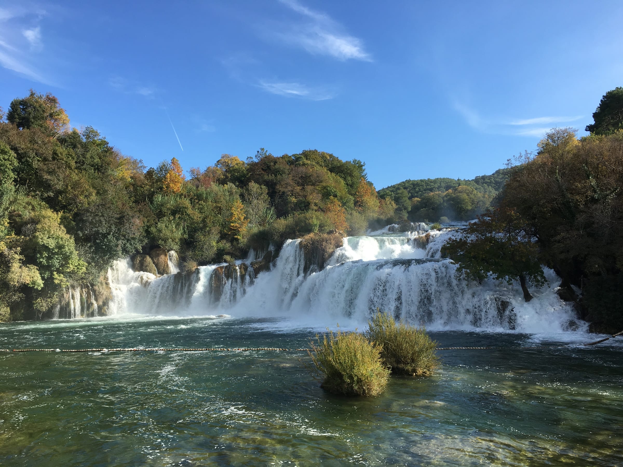 A waterfall in Krka national park