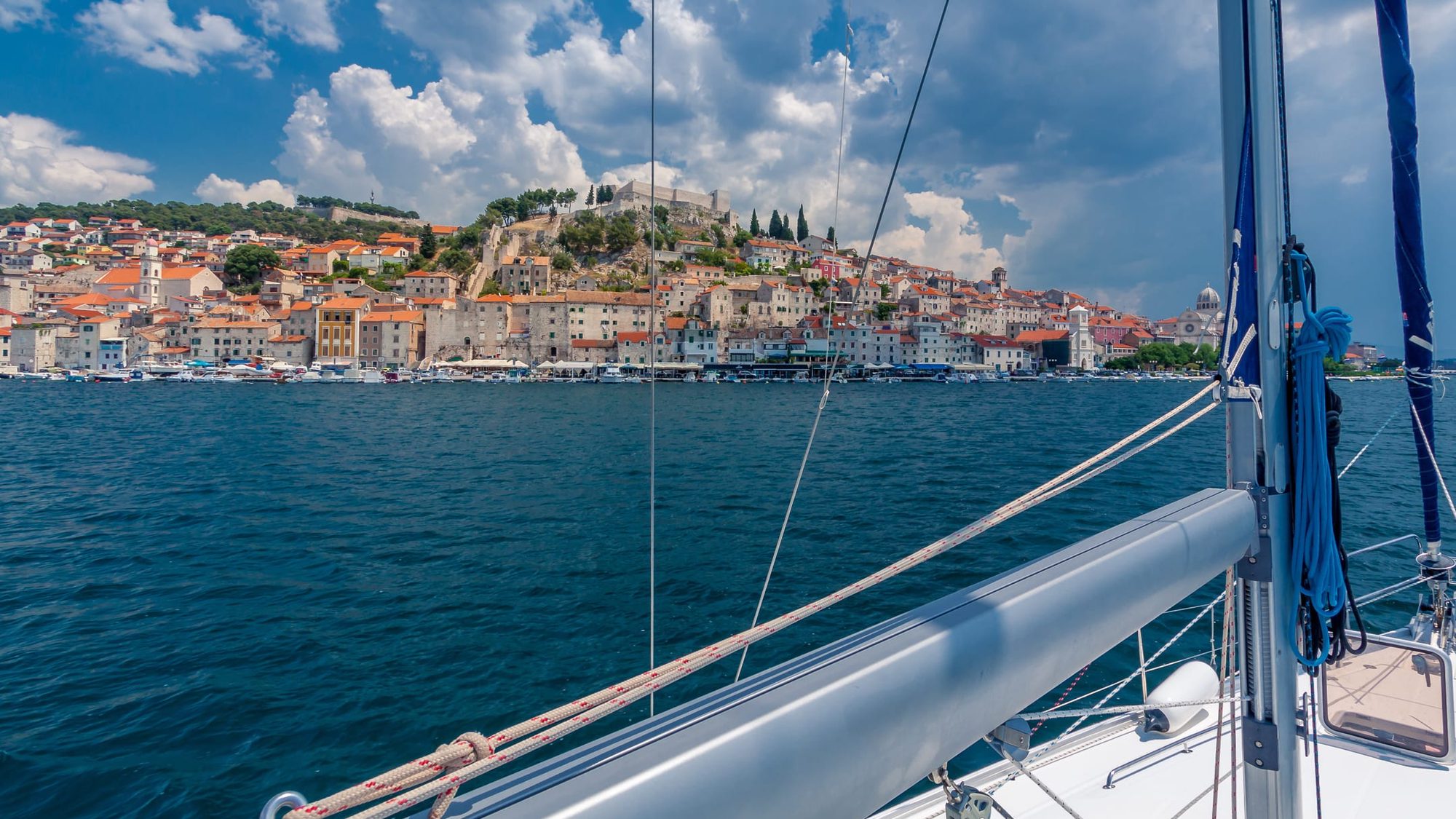 Šibenik, Croatia by boat