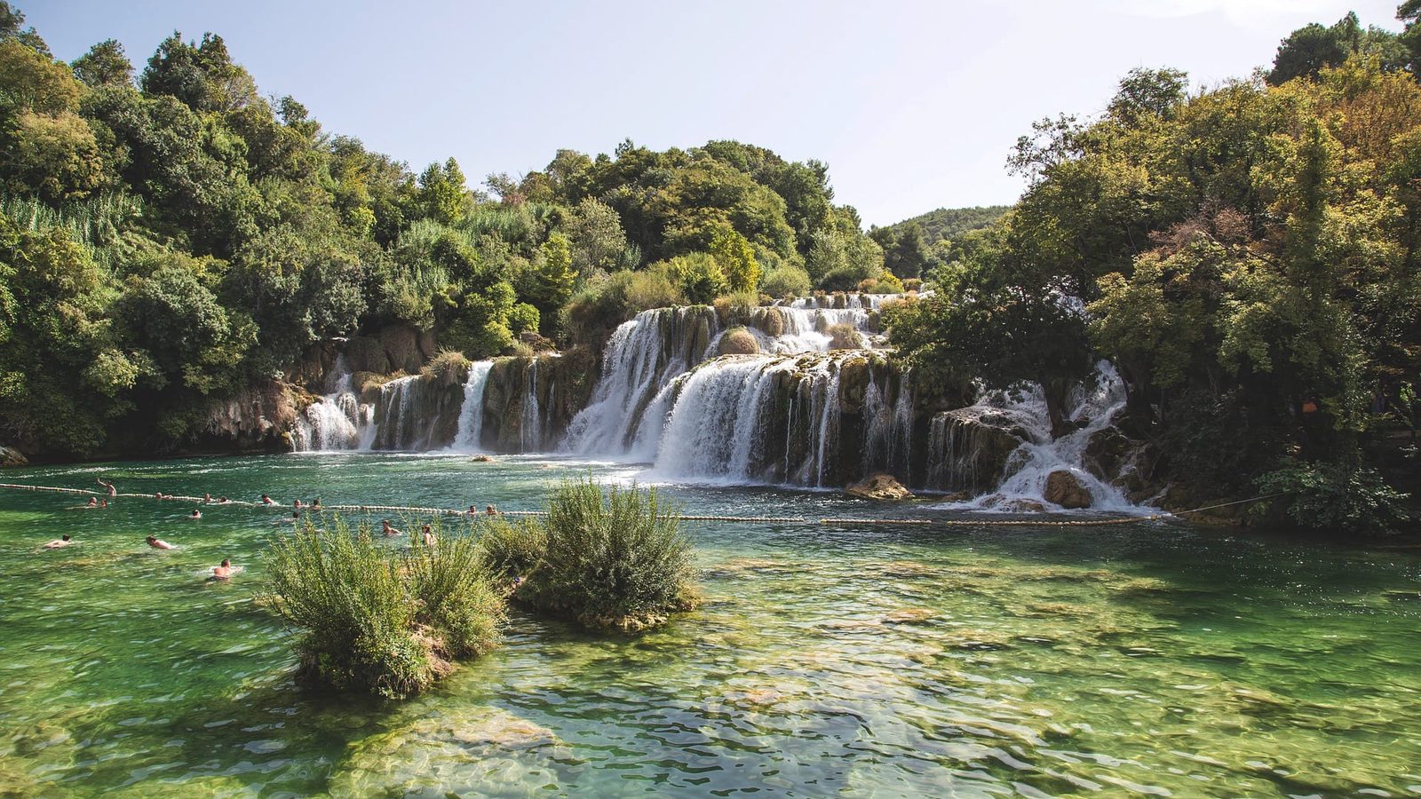Skradinski buk waterfall in Krka National Park